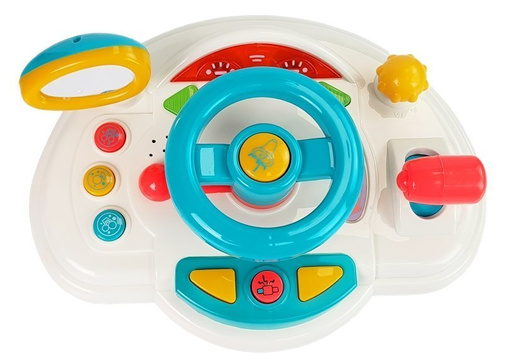 Interactive Baby Steering Wheel Horn Sound Light