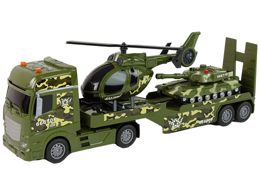 Set Military Tank Friction Drive Helicopter Truck