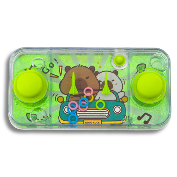 Capybara Wasser-Arcade-Spiel: Bunte Kreise gemischt