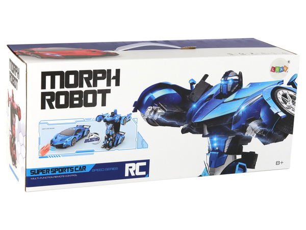 Auto-Roboter-Transformation R/C 1:10 Blaue Gestensteuerung