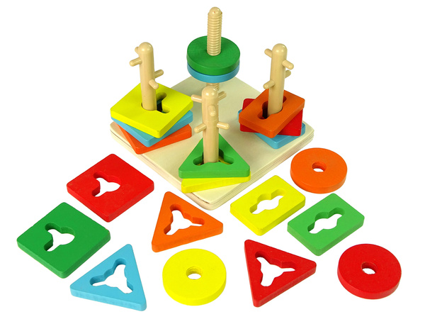 Wooden blocks Educational Hand Puzzle Shape Sorter