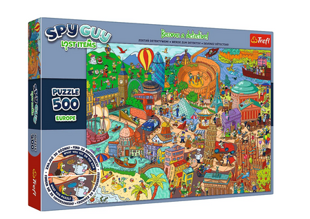 Spy Guy Lost Items Puzzle 500 Teile. Europa Trefl 37481