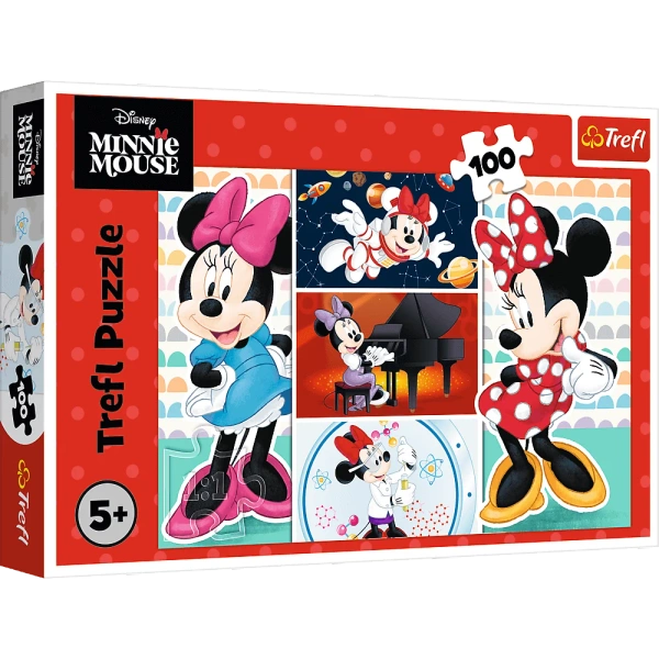 Puzzle 100 – Lustige Minnie Disney Trefl 16517