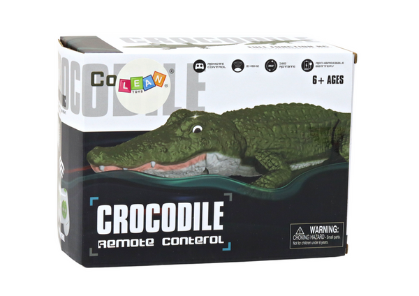 Ferngesteuertes Wasserkrokodil, das per Fernbedienung ins Wasser schwimmt
