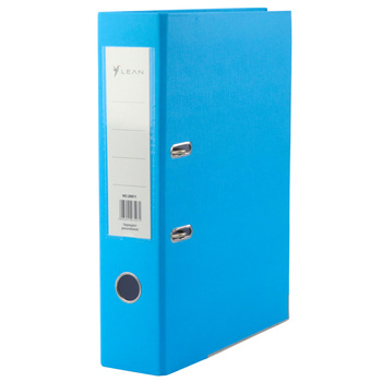 Dokumentenordner A4/80 mm mit Hebelmechanismus, blau