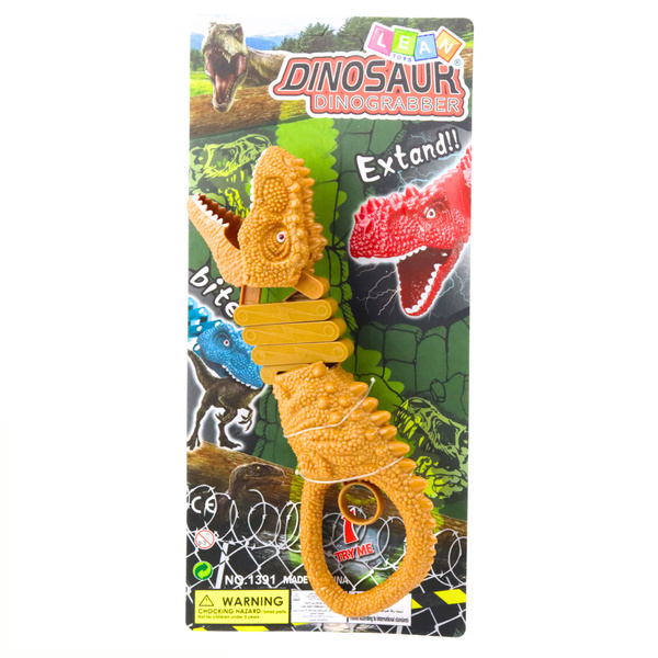 Biting Dinosaur Grapple Gun Brown