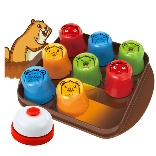 2in1 Maulwurf Labyrinth Geschicklichkeitsspiel Fast Cups Tic Tac Toe