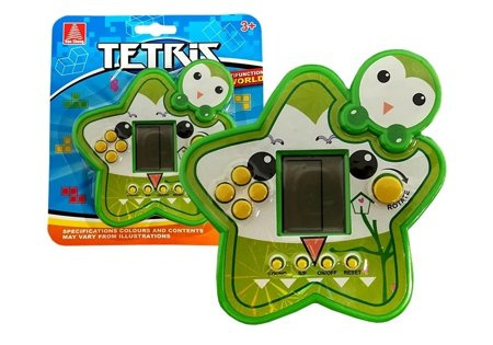 Tetris-Spiel Spielkonsole Tetris Spiel Grün