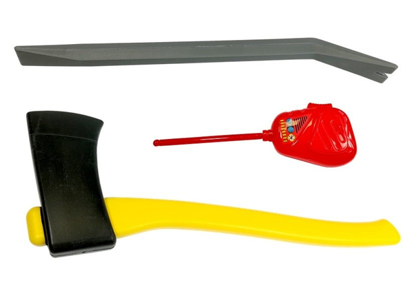 Feuerwehrmann Kit Helm Feuerlöscher Beil Maske Brecheisen