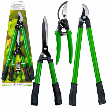 Set of Garden Hedge Pruners with Case 3 pcs.