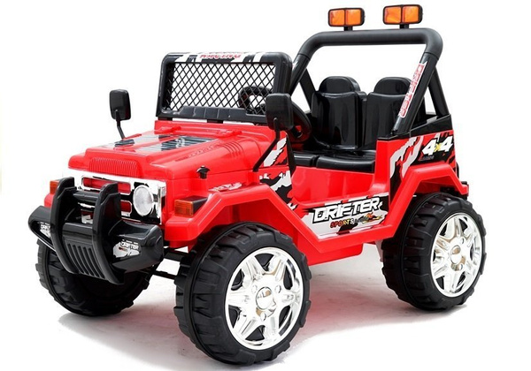 Kinderfahrzeug Jeep Raptor S618 EVA Rot MP3 Anschluss Felgen Auto