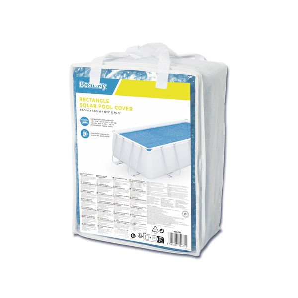 Solarabdeckung für Pool 404 x 201 cm Bestway 58240