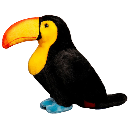 Plüschtier Plushie Tukan Schwarz 25cm