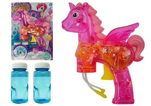 Soap Bubble Gun Einhorn Pink
