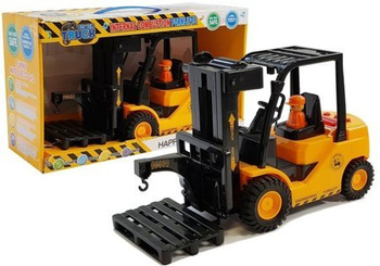 Forklift Moving Forks Sounds Lights Orange