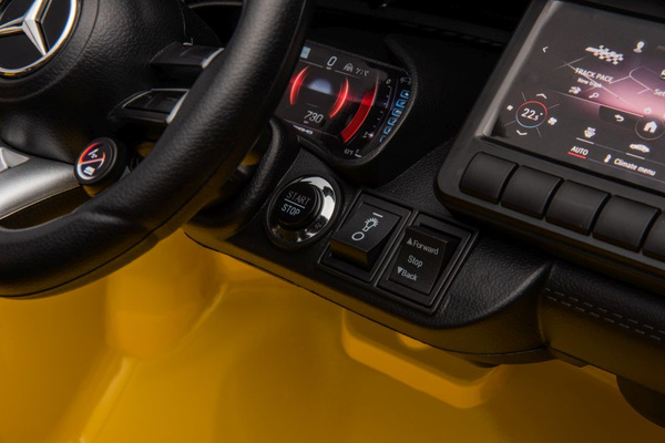 Mercedes AMG SL63 Battery Car, Yellow Painted