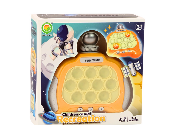 Sinnesspiel Pop-It Space Console Lights Sounds Yellow