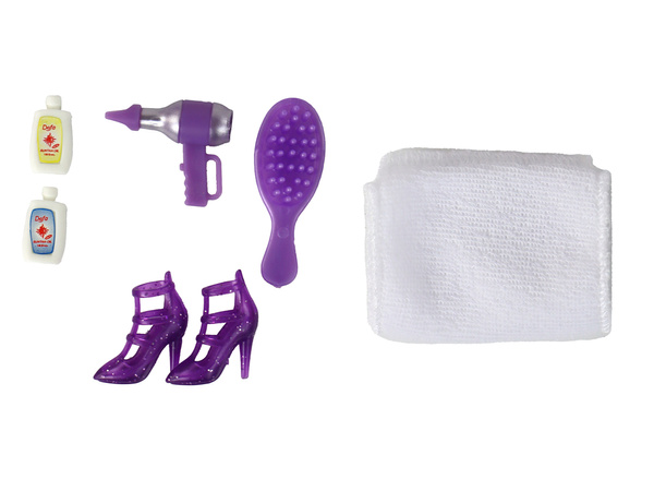 Kinderpuppen-Bademantel, Toilette, Badewanne, Badezimmer