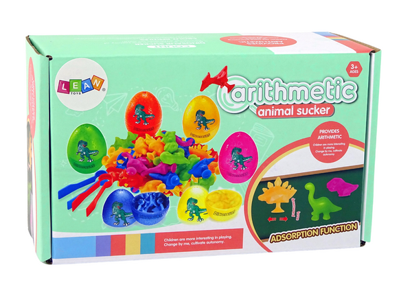 Dinosaur Eggs Rubber Suction Cup Figures