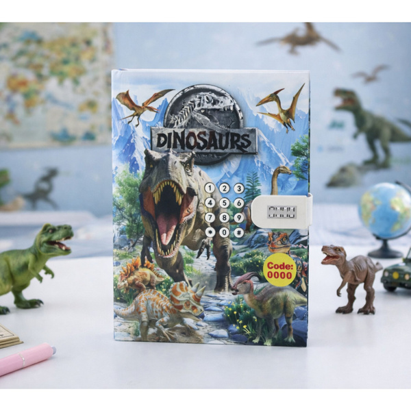 Tagebuch, Notizbuch, Code, Dinosaurier, Melodien, Ausmalbilder