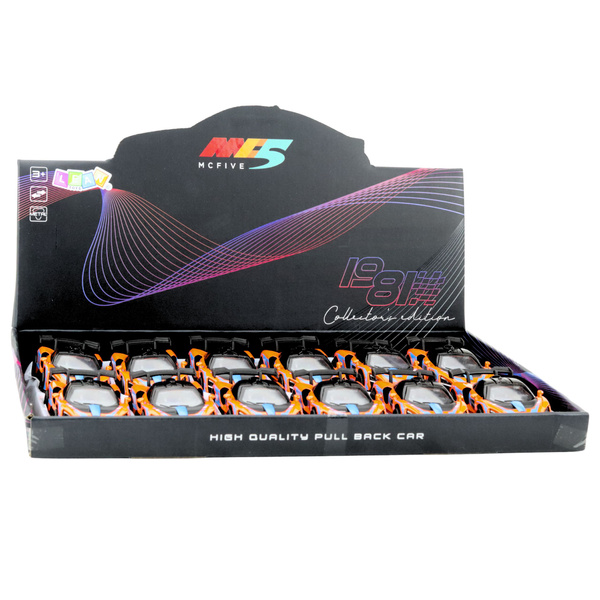 Sports Car Metal Drive Opening Doors Orange 1:32