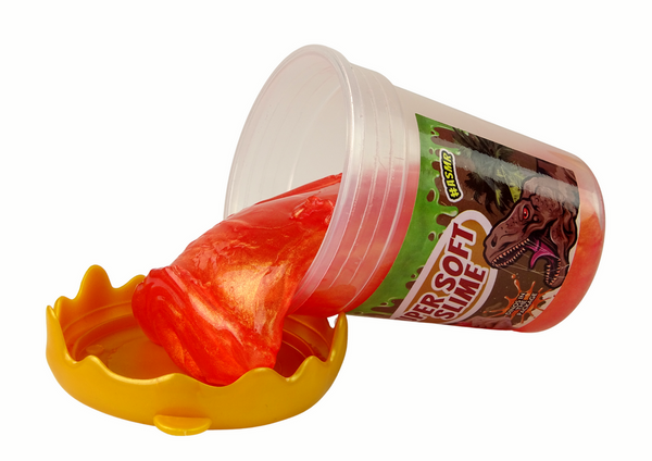 Glitzer-Schleim-Dinosaurier zum Selbermachen, weich, 3 Farben