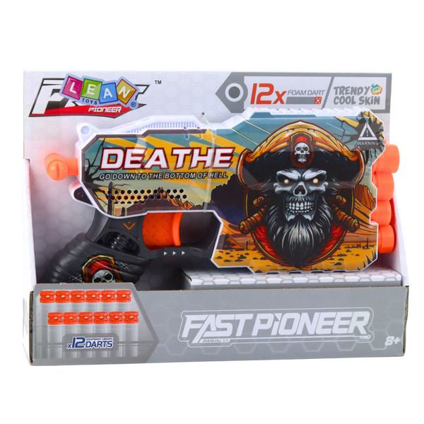 Pirate Foam Dart Gun Magazine for 4 Darts 12 pcs.