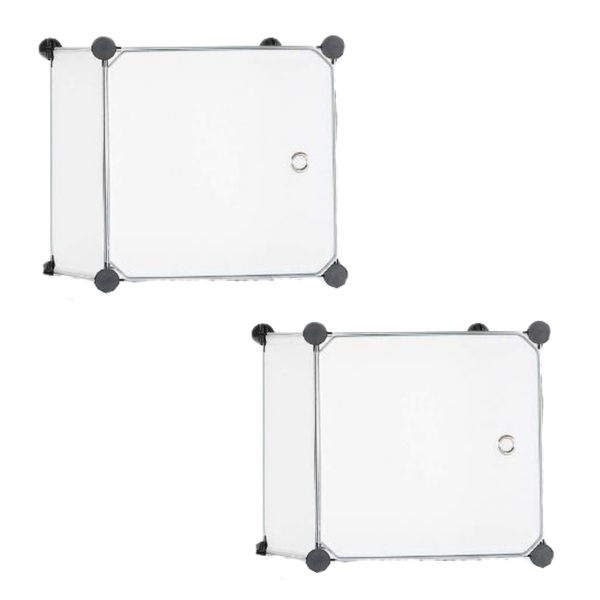 Modular Shoe Rack Accessories 5 Compartments Transparent