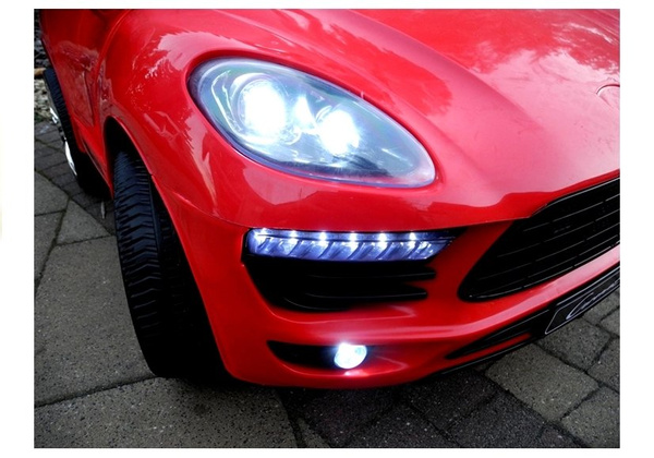 Elektroauto für Kinder Coronet S Rot 2.4G RC mit FM Radio USB MP3 Fahrzeug Auto