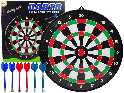 Dartscheibe mit magnetischen Darts 6 Stück