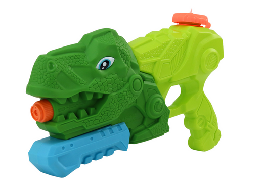 Dinosaur Water Gun 1000 ml Green Tyrannosaurus Range 7 m