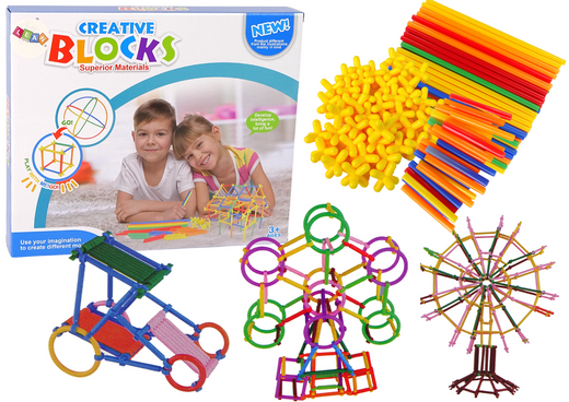 Building Blocks Construction Sticks Straws Set
