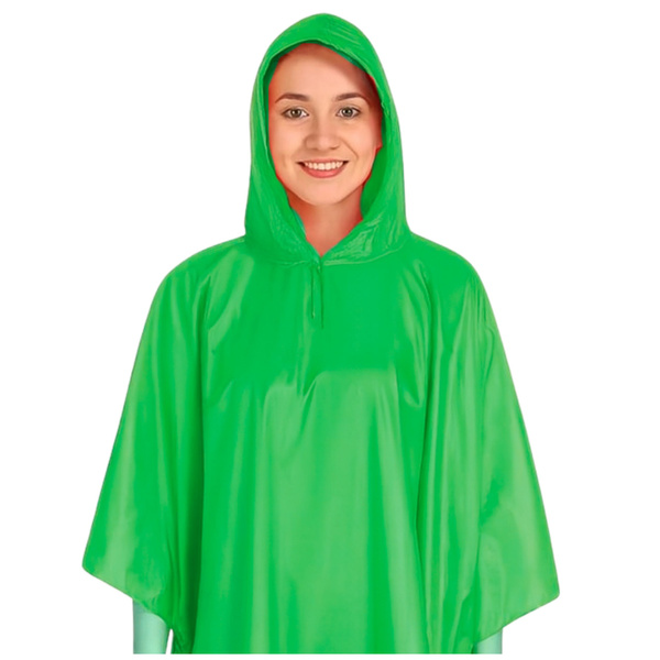 Wiederverwendbarer Regenmantel Grün 132 x 203 cm