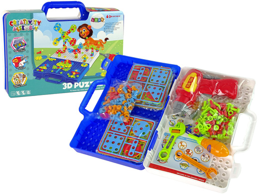 3D-Puzzle-Set DIY-Schraubendreher-Koffer