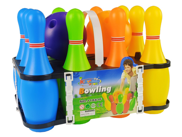 Buntes 10-teiliges Bowling-Set