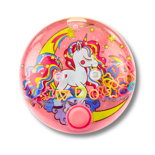 Wasser-Arcade-Spiel Einhorn Bunt Rund 10 cm