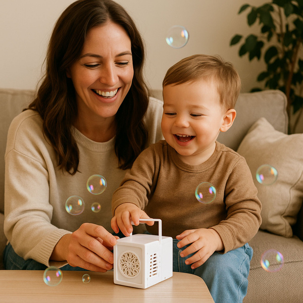 Tragbare Seifenblasenmaschine