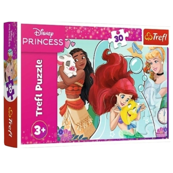Puzzle - 30 - Schön und mutig - Disney Prinzessinnen - Trefl 18323