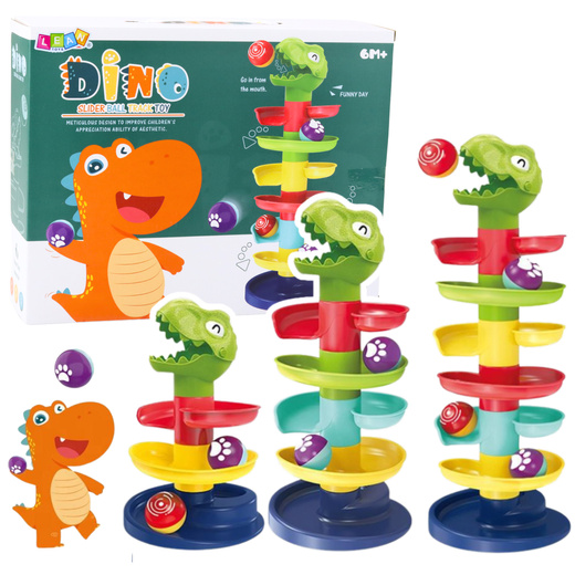 Ball Slide Tower Ball Head Sorter Dinosaur Green