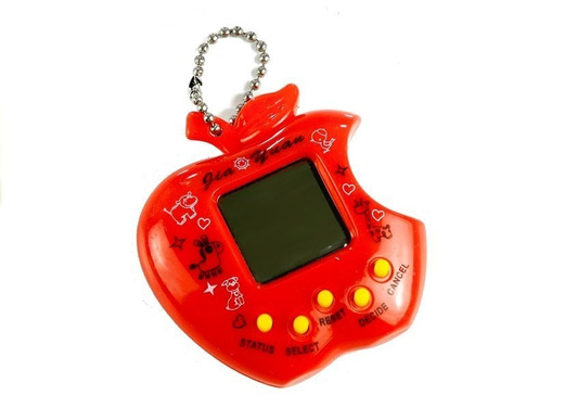Tamagotchi Electronical Animal Red Apple Shape