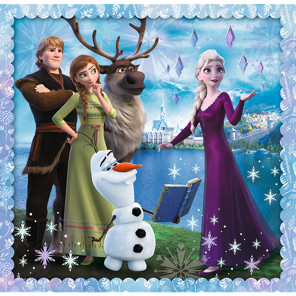 Puzzle 3in1 Frozen Magisches Märchen Trefl 34853