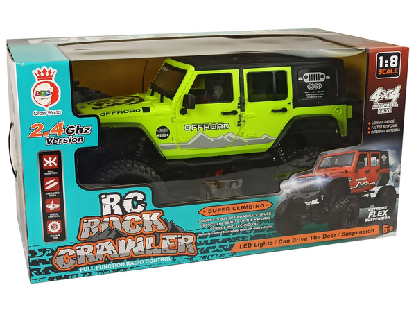 Rock Crawler 2.4 GHz Grün 4x4 Stoßdämpfer