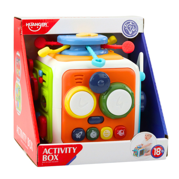 Interactive Cube Sorter Educational Sensory Sounds Colorful