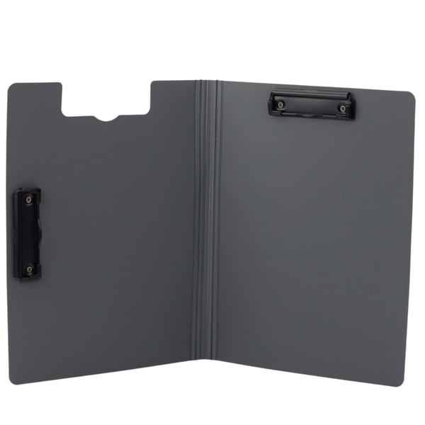 Board with Cover Two Clips A4 Plastic Pink