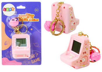 Elektronisches Spiel Tetris Taschenschlüsselbund Rosa