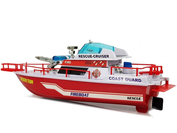 Rettungsboot Batterie Boot 4 Richtungen Rot