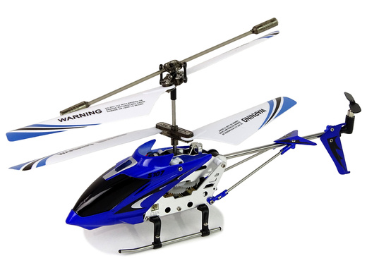 SYMA S107G Hubschrauber + Fernbedienung + Wiederaufladbare Batterie Blau