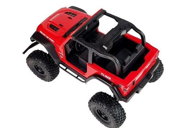 Red Remote Controlled Jeep Terrain Car 2.4G