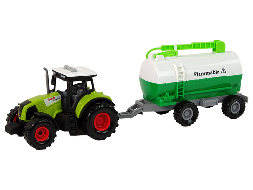 Traktor für Kinder mit Anhänger Tankwagen Bauernhof