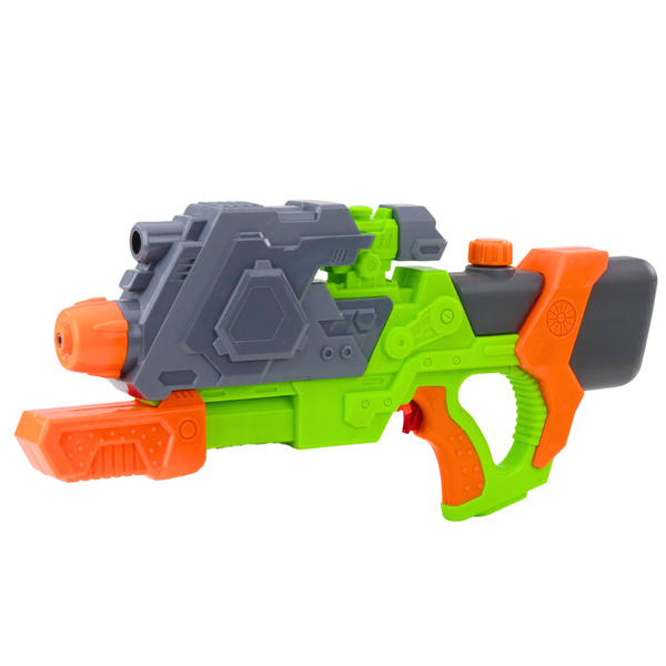 Mechanically Pumped Water Gun Green-Orange 50 cm